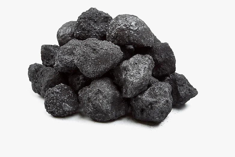 Petroleum coke stockpile